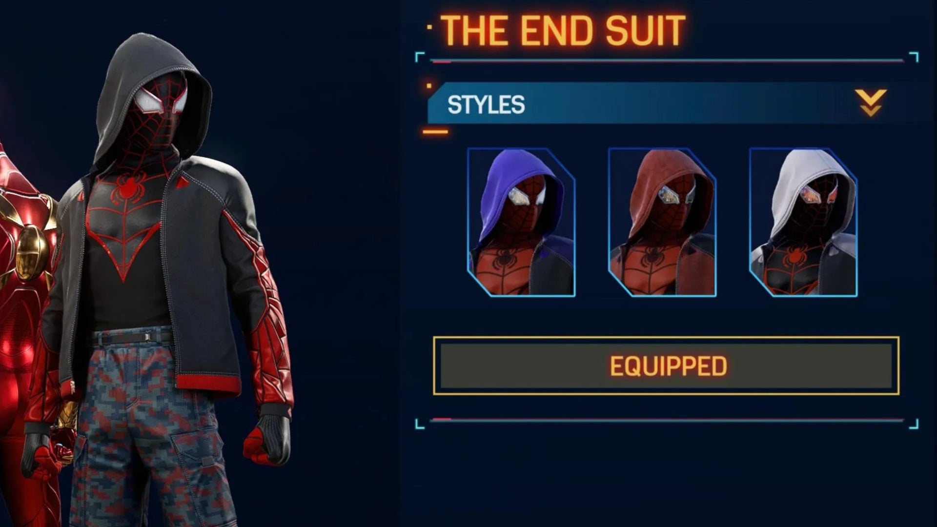 spider man 2 miles the end suit