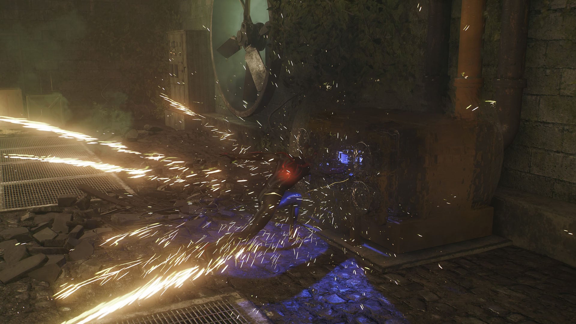 spider-man 2 miles venom punching first generator kraven trap