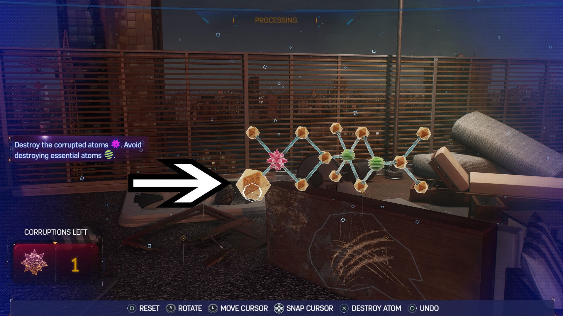 spider-man 2 scratch mark corrupt molecule puzzle eight