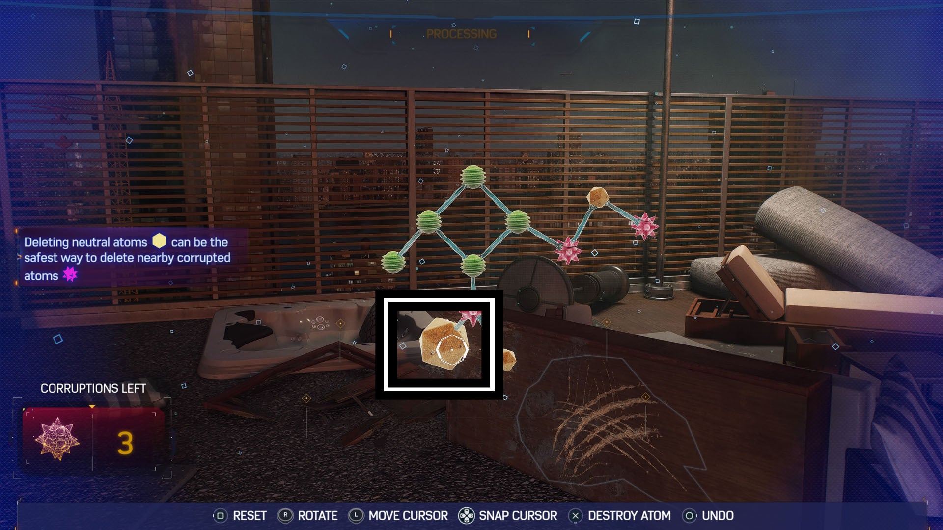 spider-man 2 scratch mark corrupt molecule puzzle four