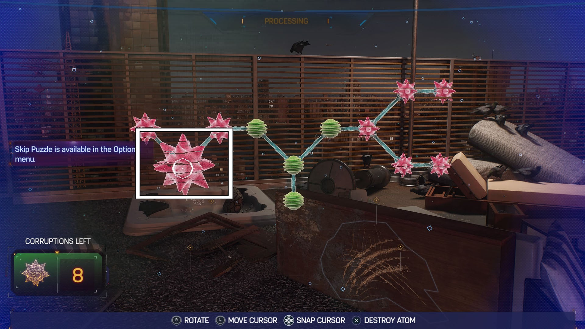 spider-man 2 scratch mark corrupt molecule puzzle one