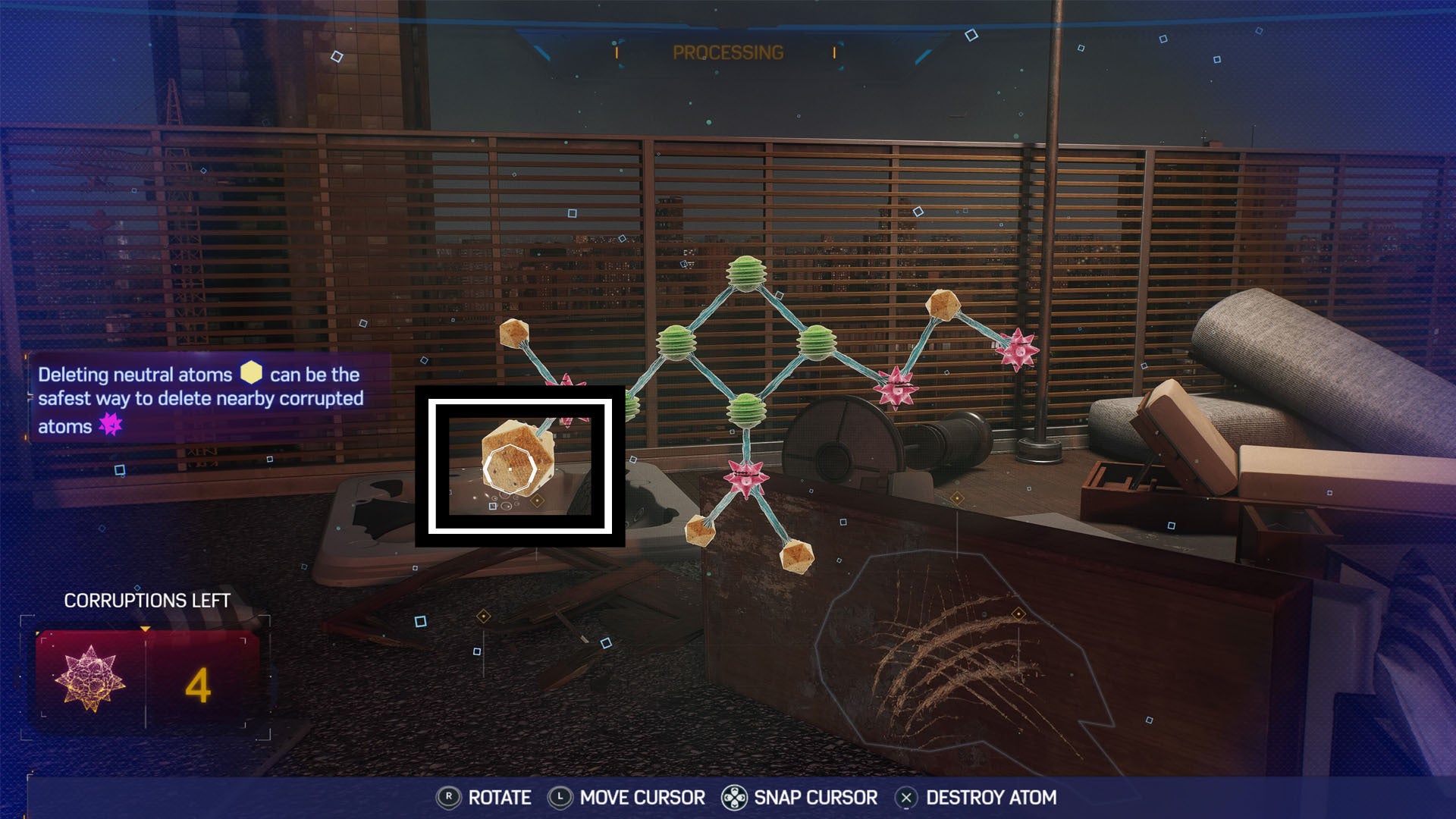 spider-man 2 scratch mark corrupt molecule puzzle three