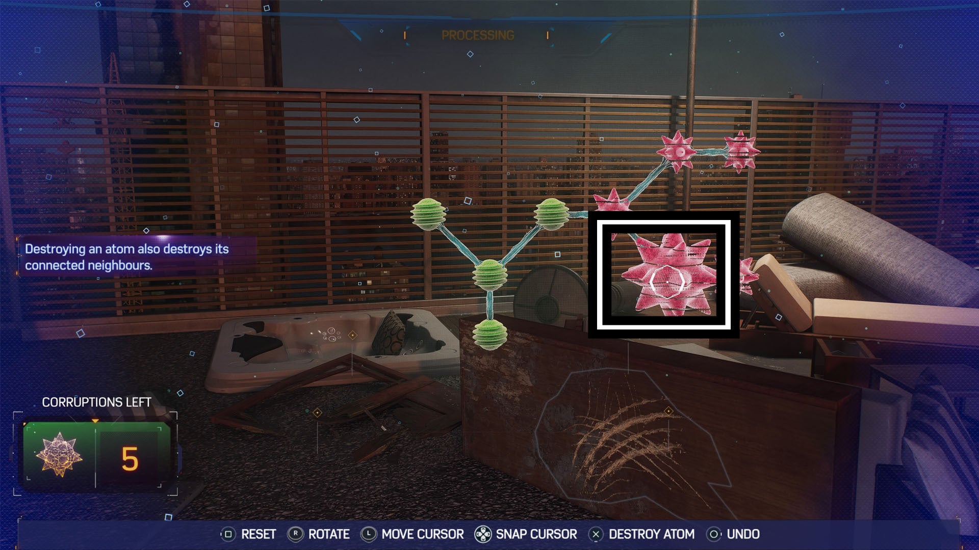 spider-man 2 scratch mark corrupt molecule puzzle two