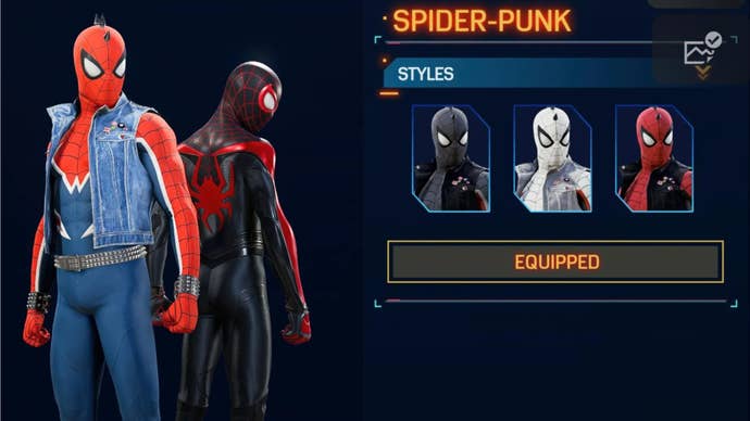 spider man 2 spider punk suit