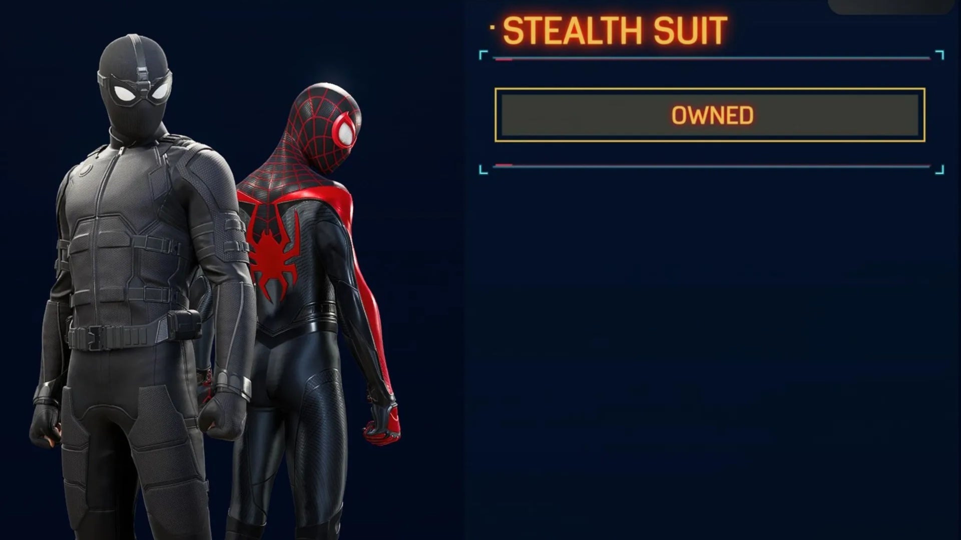 spider man 2 stealth suit