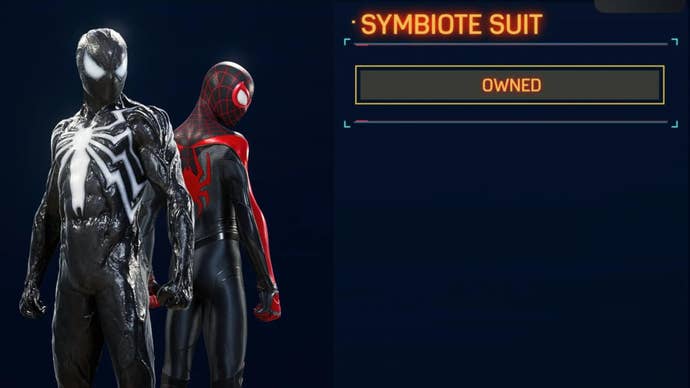 spider man 2 symbiote suit
