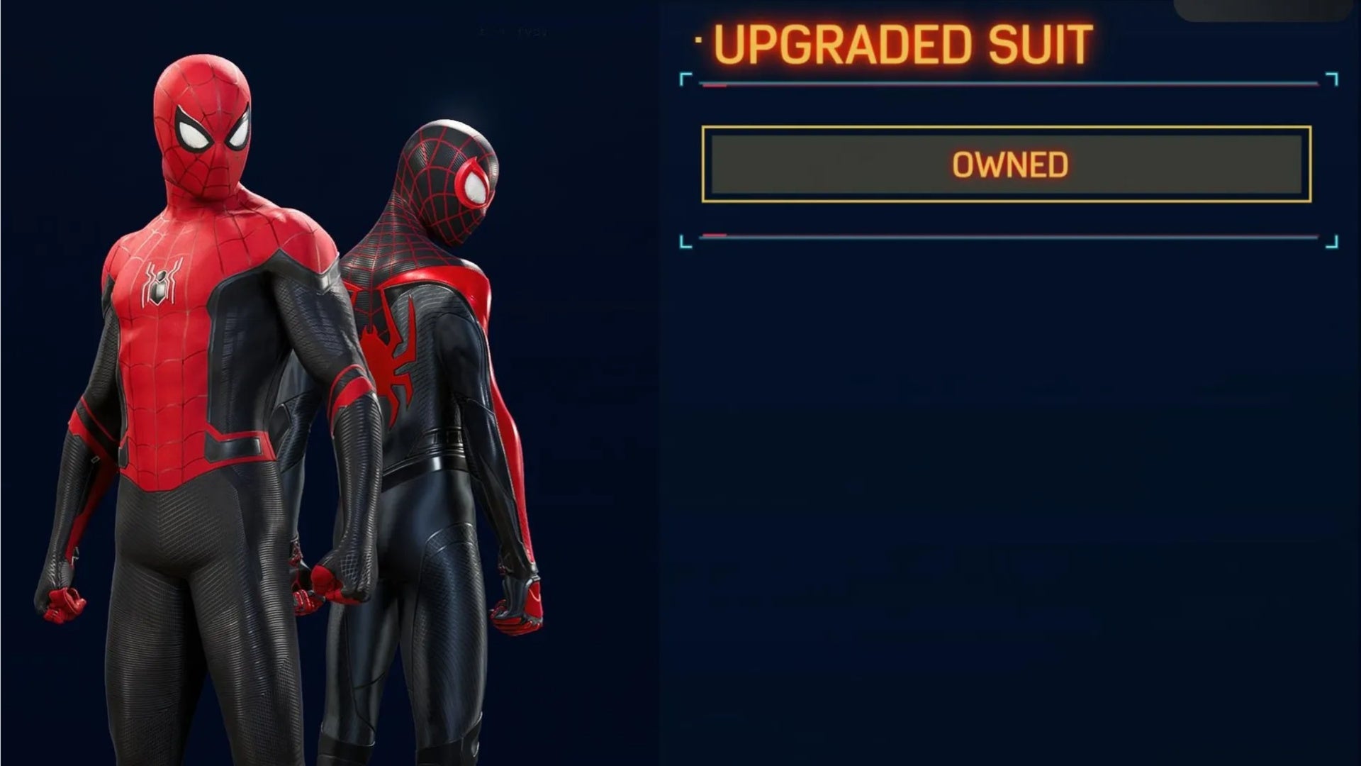 spider man 2 upgraded suit