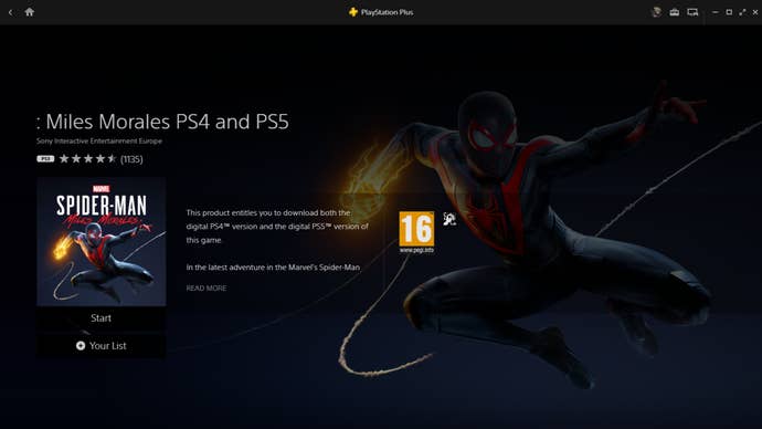 Miles Morales PS Plus PC