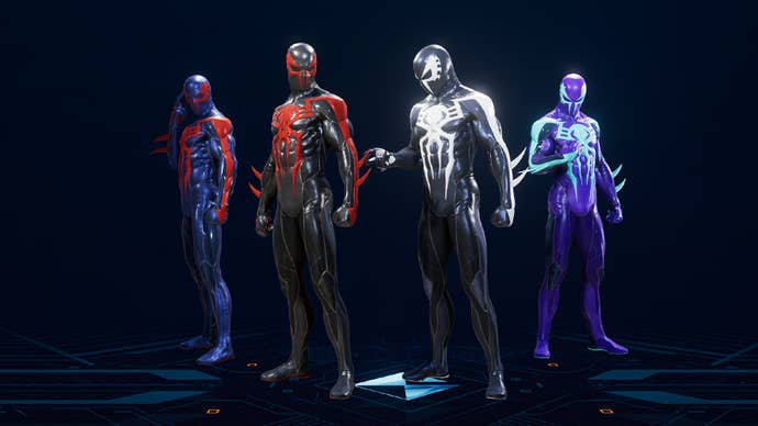 The 2099 Suit in Spider-Man 2.