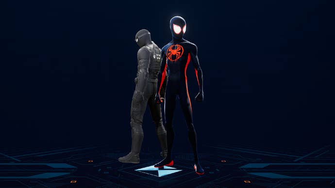 The Across the Spider-Verse Suit from Spider-Man 2.