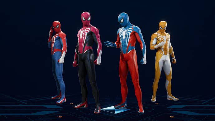 The Advanced Suit 2.0 in Spider-Man 2.