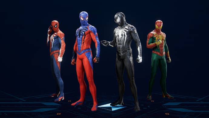 The Advanced Suit in Spider-Man 2.