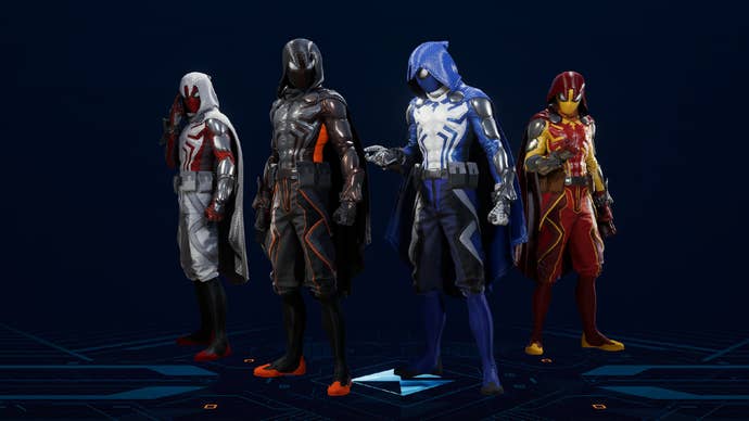 The Arach Knight Suit in Spider-Man 2.