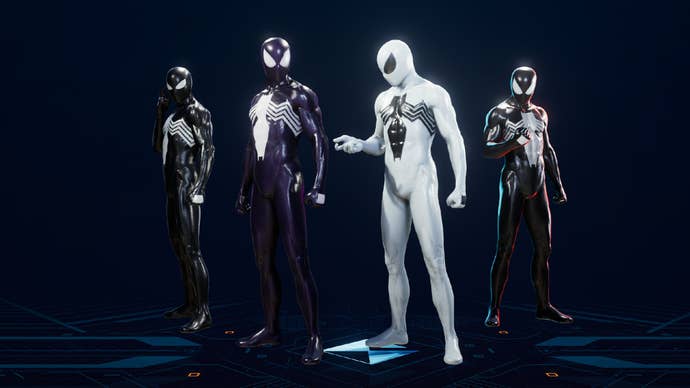 The Classic Black Suit in Spider-Man 2.