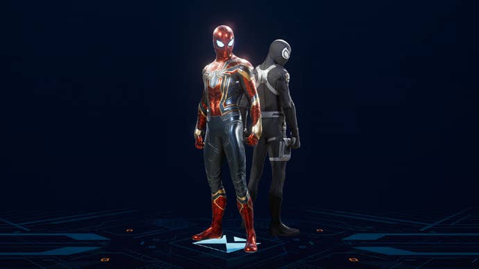 The Iron Spider Suit in Spider-Man 2.