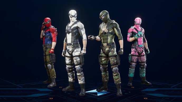 The Secret Wars Civil War Suit in Spider-Man 2.