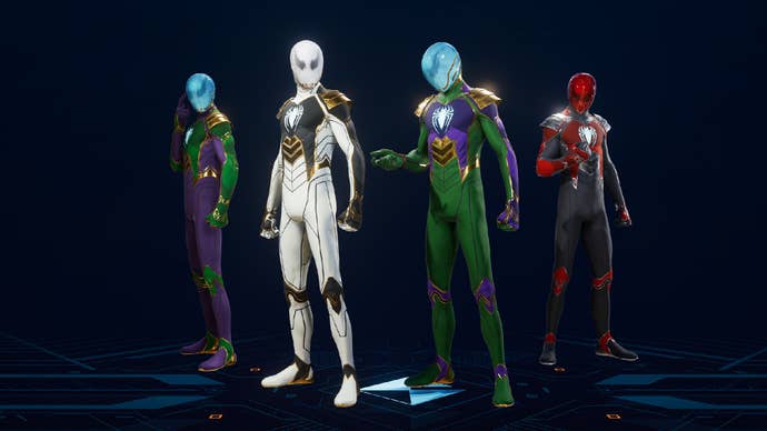 The Smoke and Mirrors Suit from Spider-Man 2.