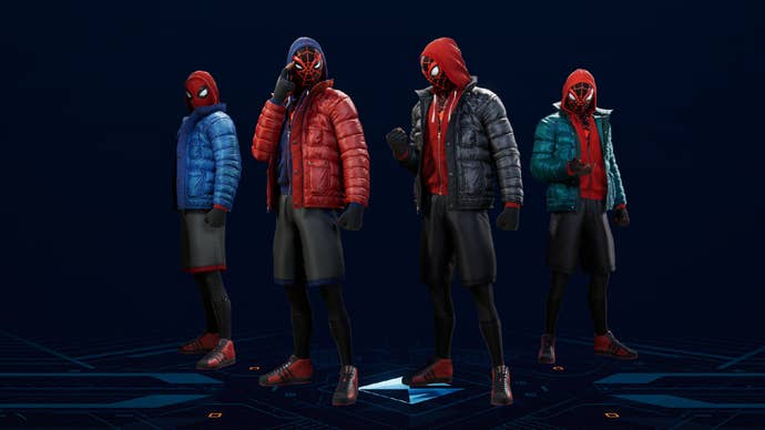 The Sportswear Suit from Spider-Man 2.