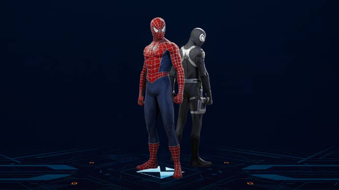 The Webbed Suit in Spider-Man 2.