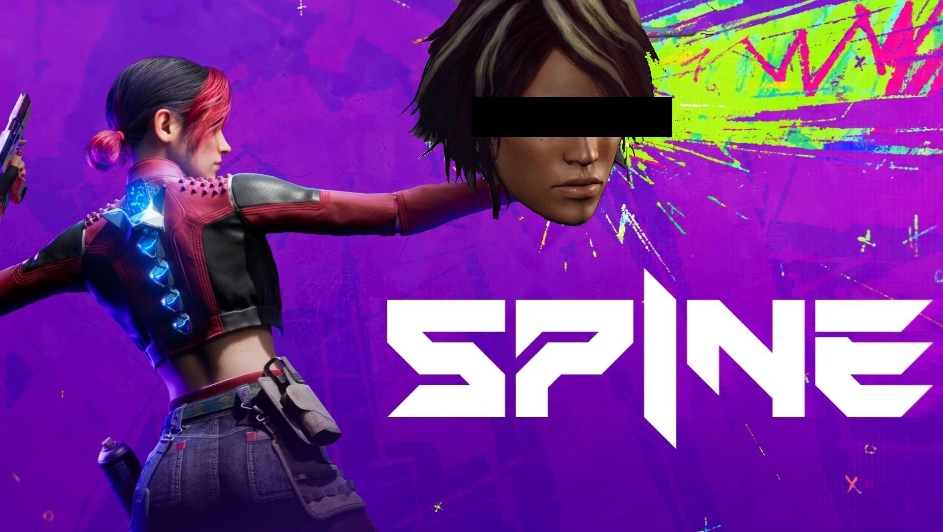 Spine official art with Remember Me character art. - 1