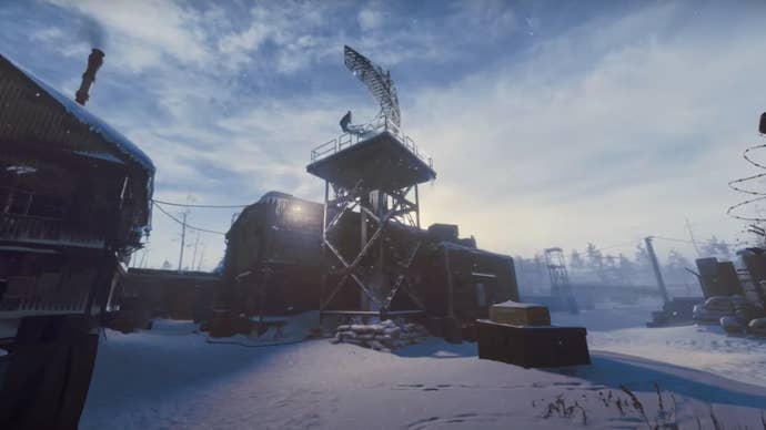 A spinning dish in the Under The Radar mission of Black Ops 6.