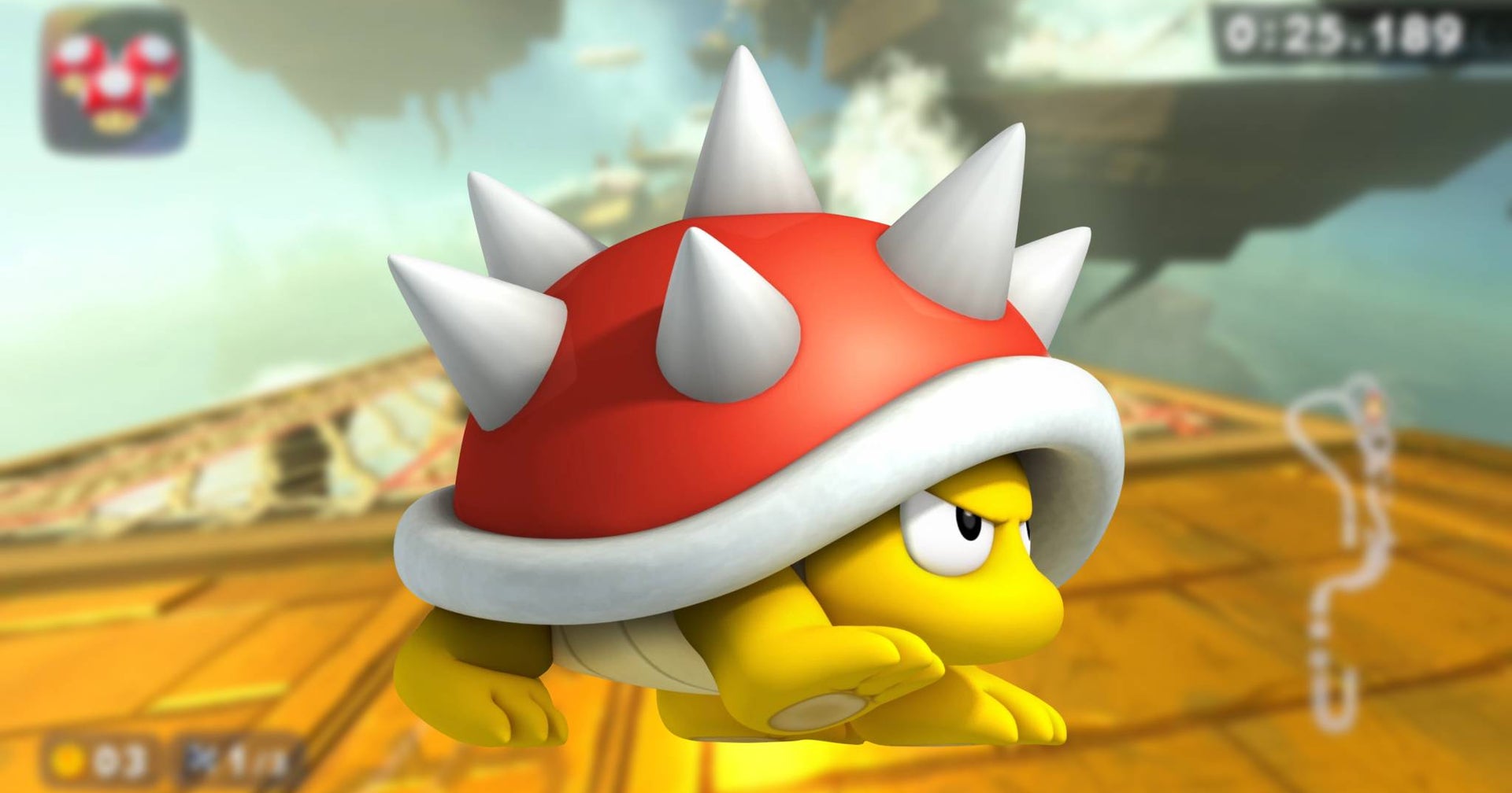 Spiny iba a ser piloto en Mario Kart World, según un dataminer