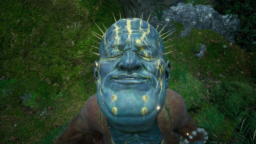 The face of the Wandering Wight Spirit in Black Myth Wukong.