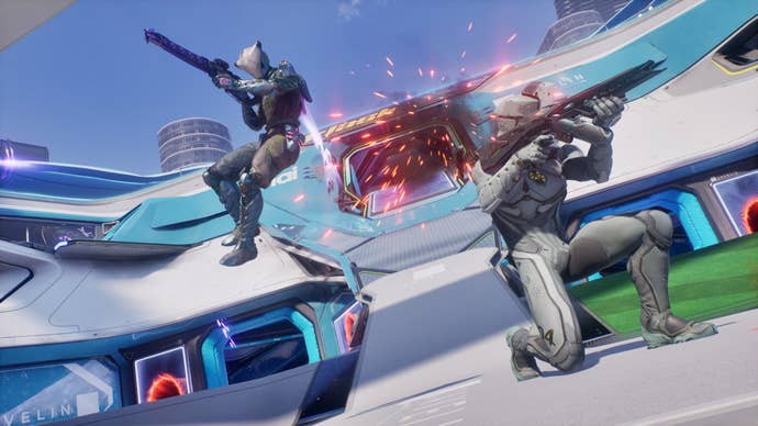 Some players shooting worldly successful Splitgate 2.