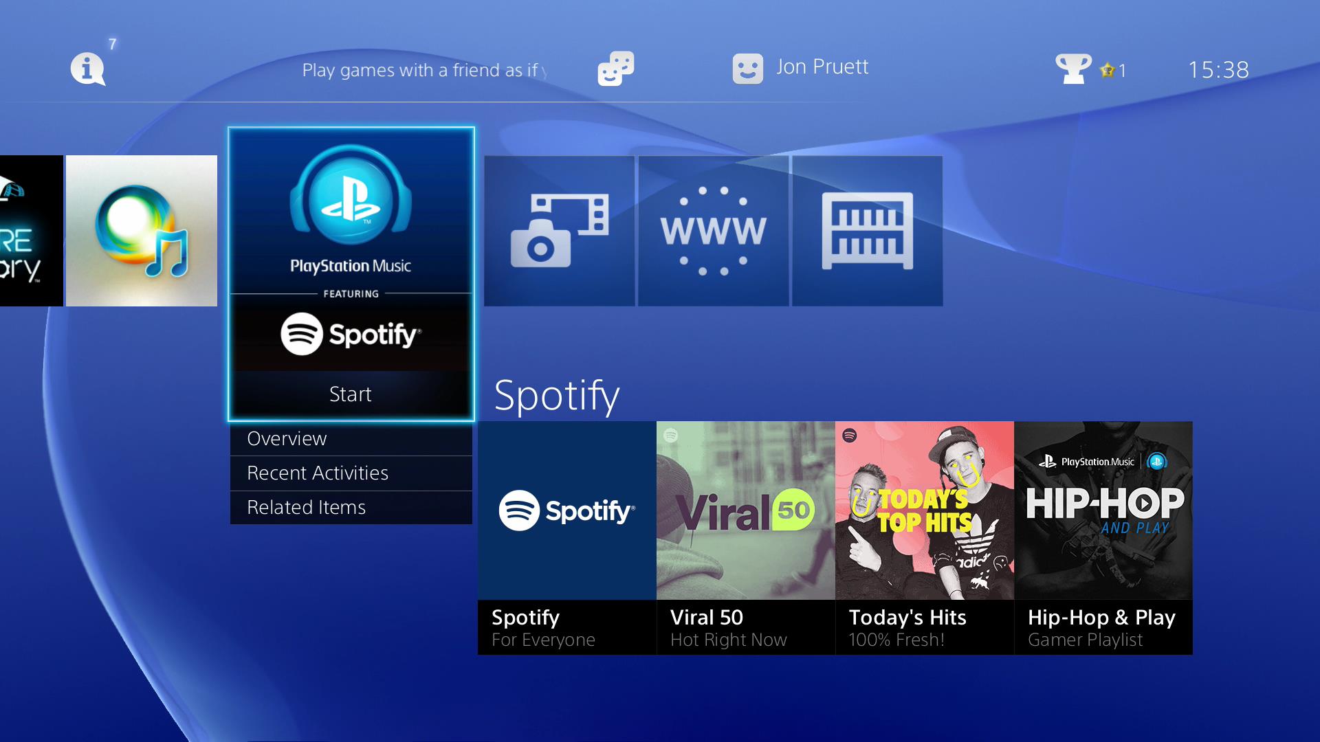 Spotify no hot sale psn