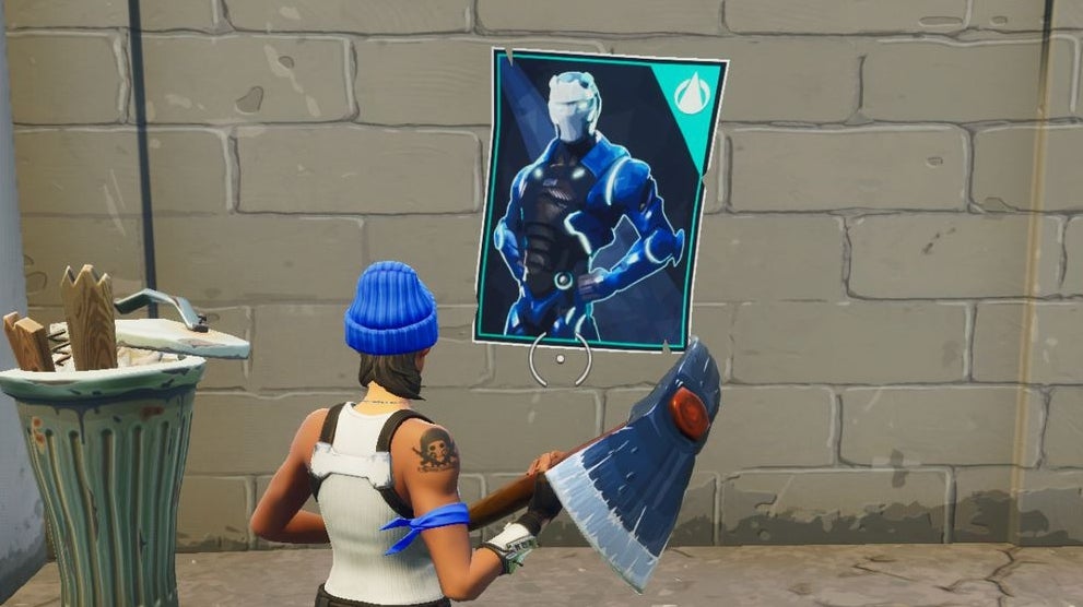 Fortnite posters - Carbide en Omega poster locaties vinden