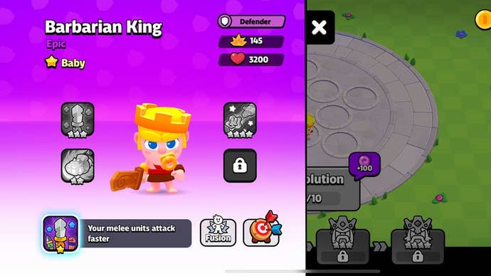 Barbarian King in Squad Busters