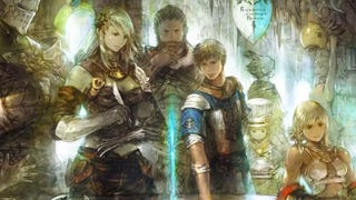 Artwork for Final Fantasy 14 TTRPG showing multiple characters and painterly style