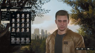A screenshot showing The Day Before's character creator, with a male character with short hair and a jacket shown.