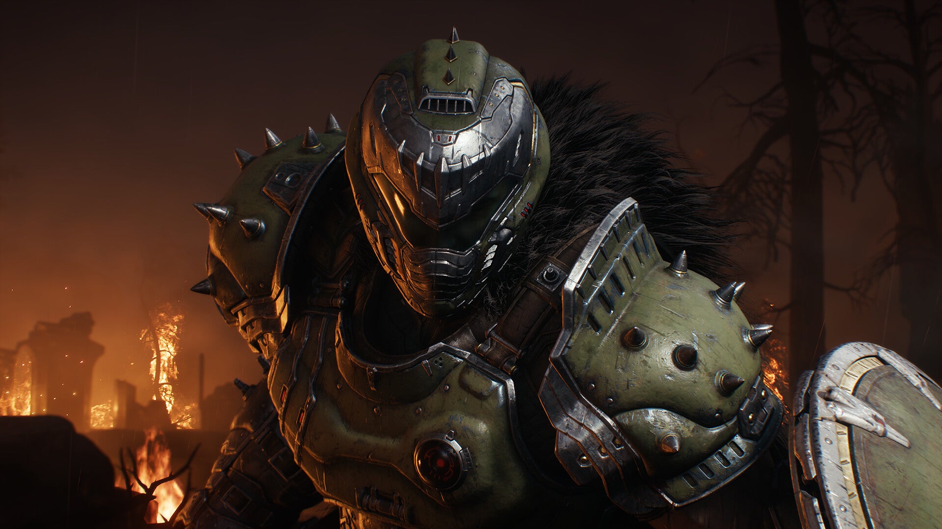 The Doom Slayer can be seen in key artwork for DOOM: The Dark Ages - 1