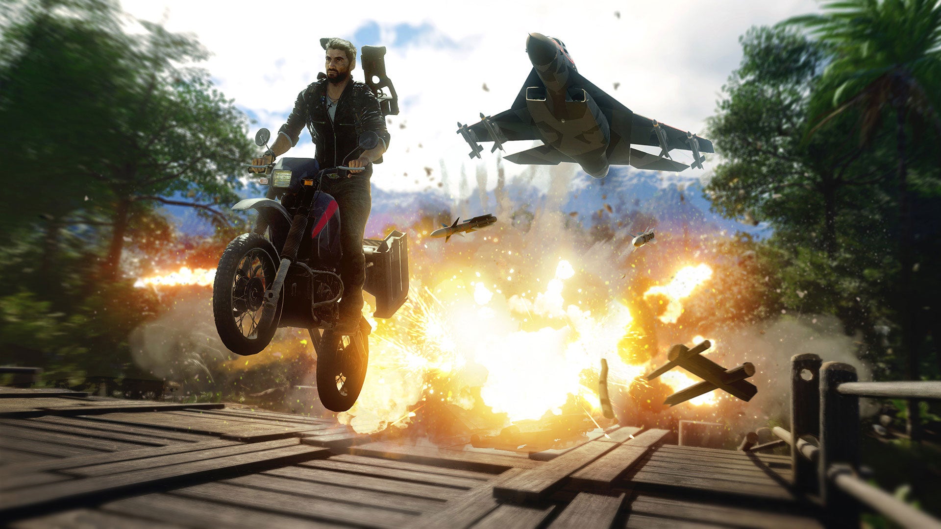 A Just Cause movie is in production, with Blue Beetle director in charge