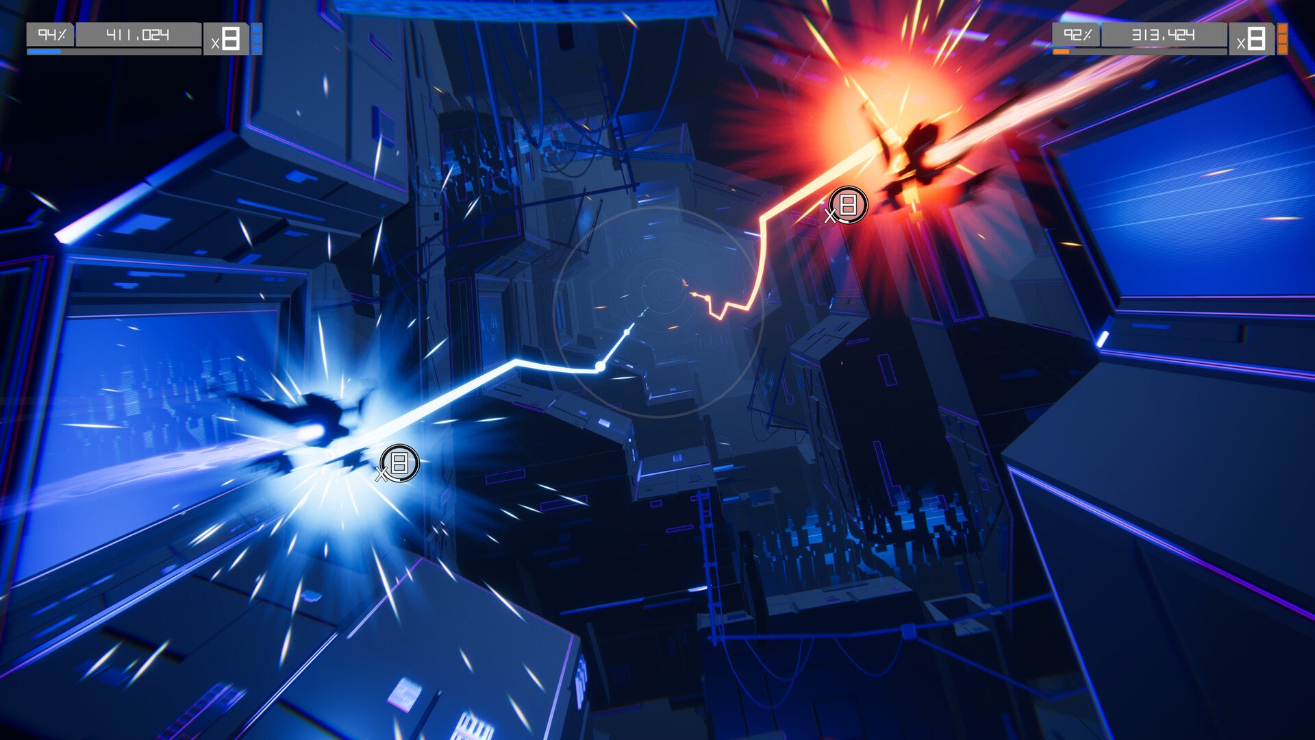 Aaero 2 ships weave in combat. - 4