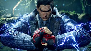 Tekken 8 Kazuya Mishima cracks his knuckles with a glare on his face