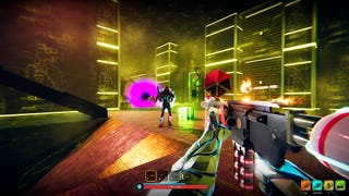 Silly synthwave FPS roguelike Hypergun is out now