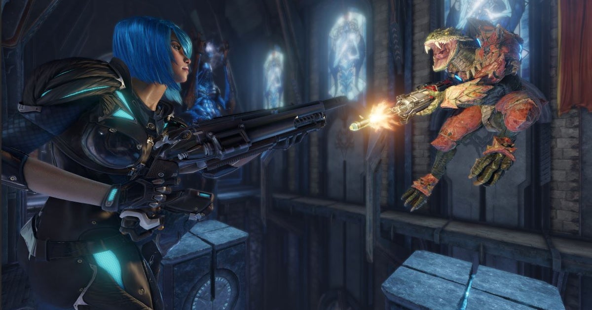 Following id layoffs, Quake Champions drops free-to-play nonsense and becomes a £9 game on Steam Following id layoffs, Quake Champions drops free-to-play nonsense and becomes a £9 game on Steam