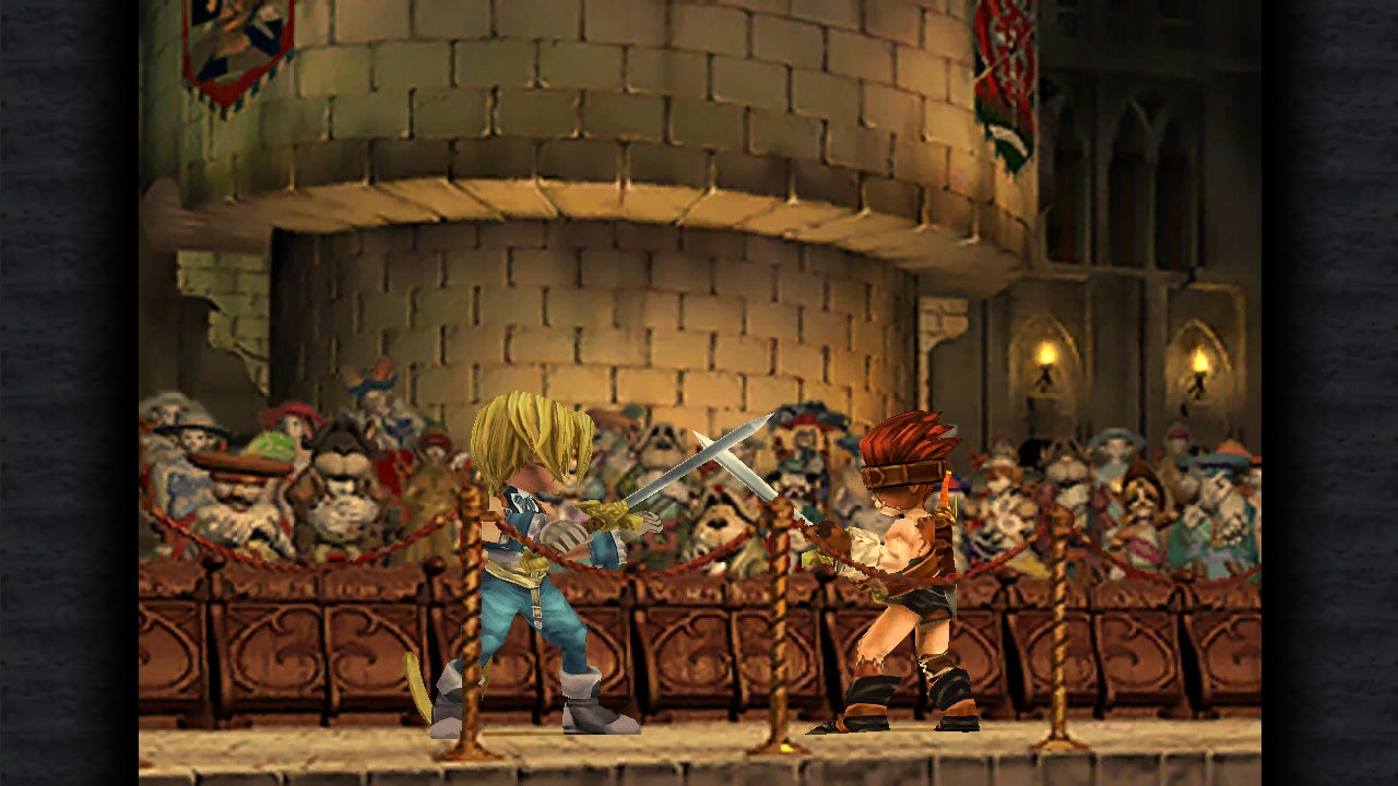 A duel in a play in Final Fantasy 9. - 1