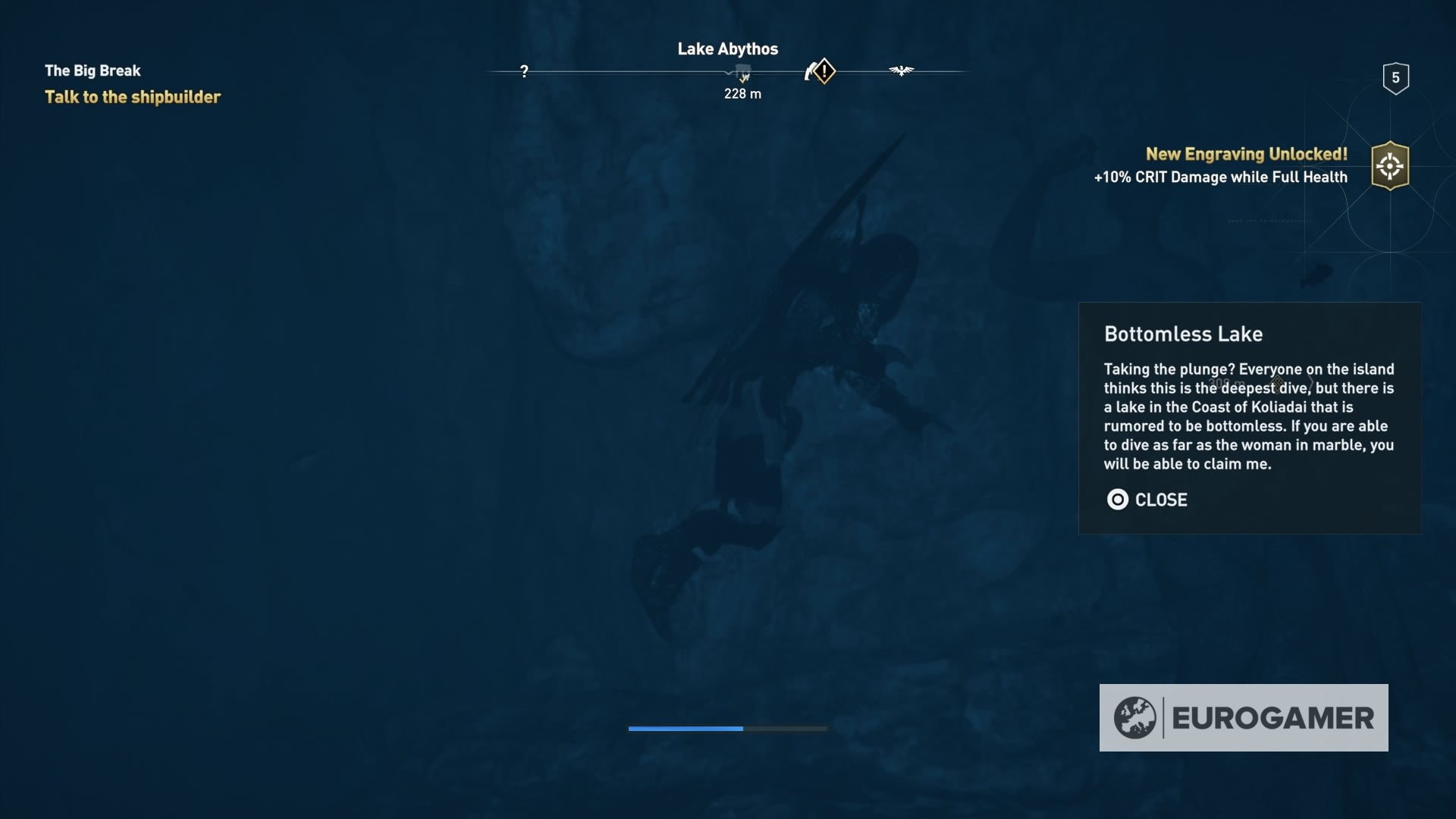 Assassin's Creed Odyssey - Bottomless Lake, Ashes to Ashes riddle