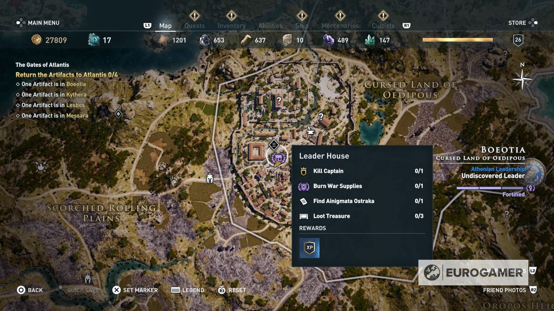 Assassin's Creed Odyssey - Stadium Love, Bridging the Gap riddle