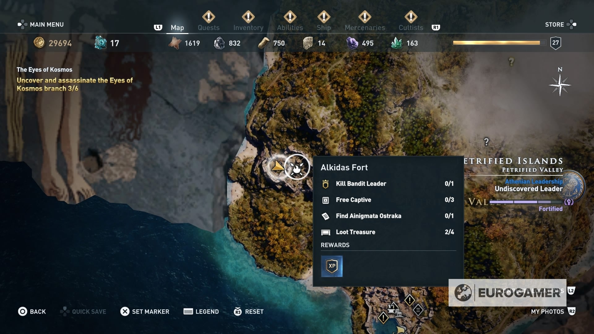 Assassin's Creed Odyssey - Star-Crossed Lovers riddle solution and