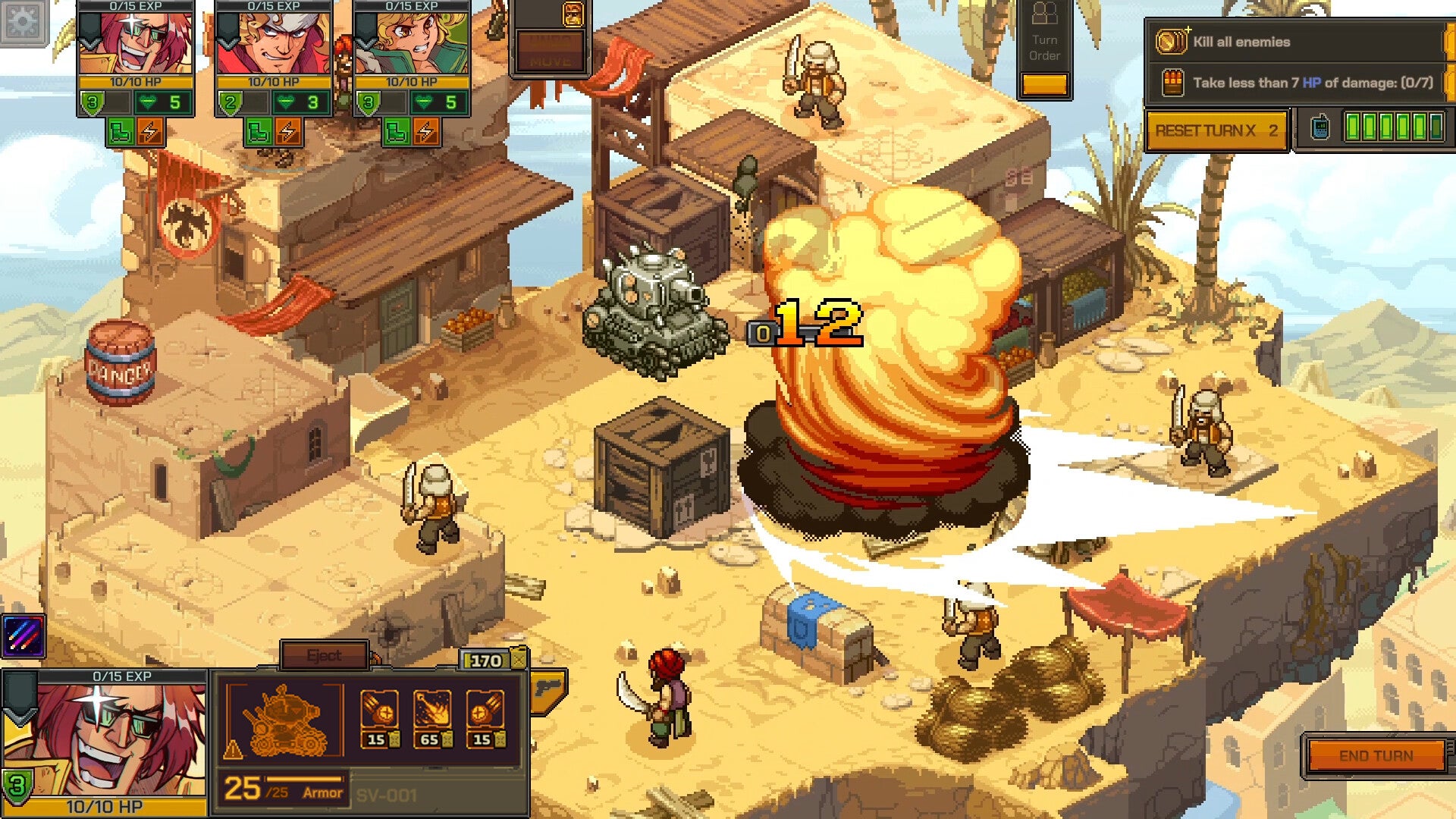 A rousing tactical battle in Metal Slug Tactics - 3