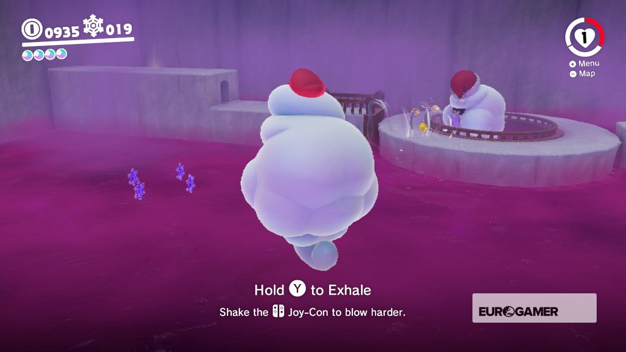 Super Mario Odyssey Purple Snowflake locations - how to find Purple ...