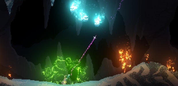Platform roguelike Noita's pixel sorcery still impresses