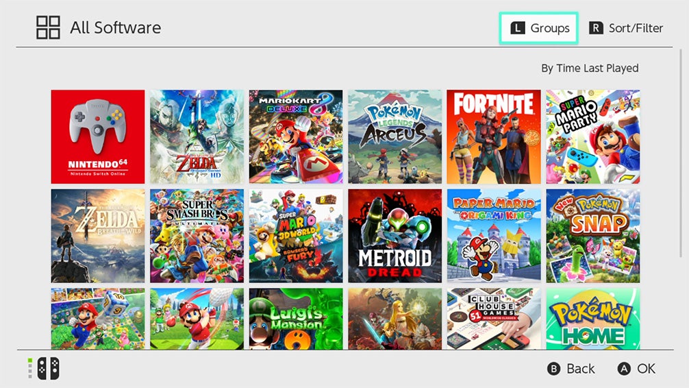 List of all the nintendo best sale switch games