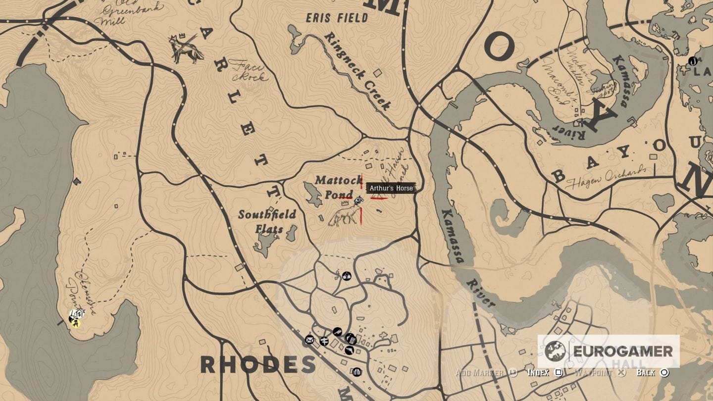 Rodes On Rdr2 Map Red Dead Redemption 2 - Animais lendários e como derrotá-los | Eurogamer.pt