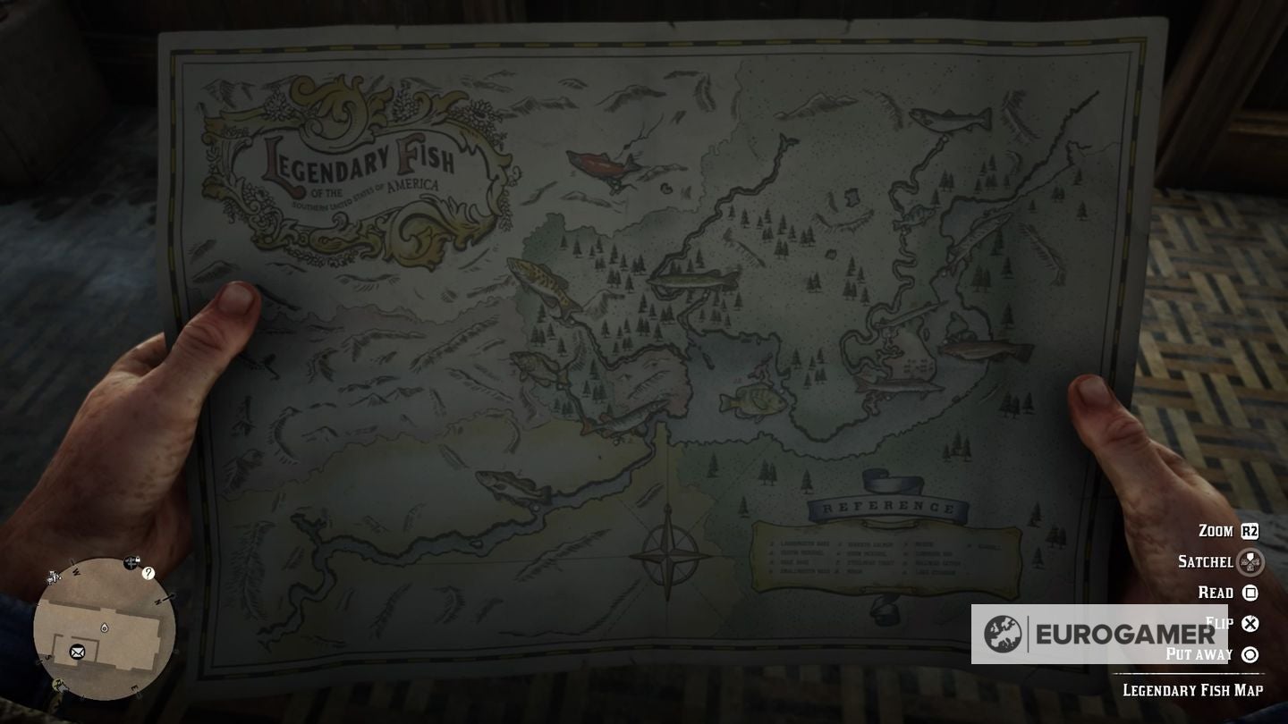 Lergrend Fish Spawn Rdr2 Red Dead Redemption 2 Legendary fish locations and how to catch them ...