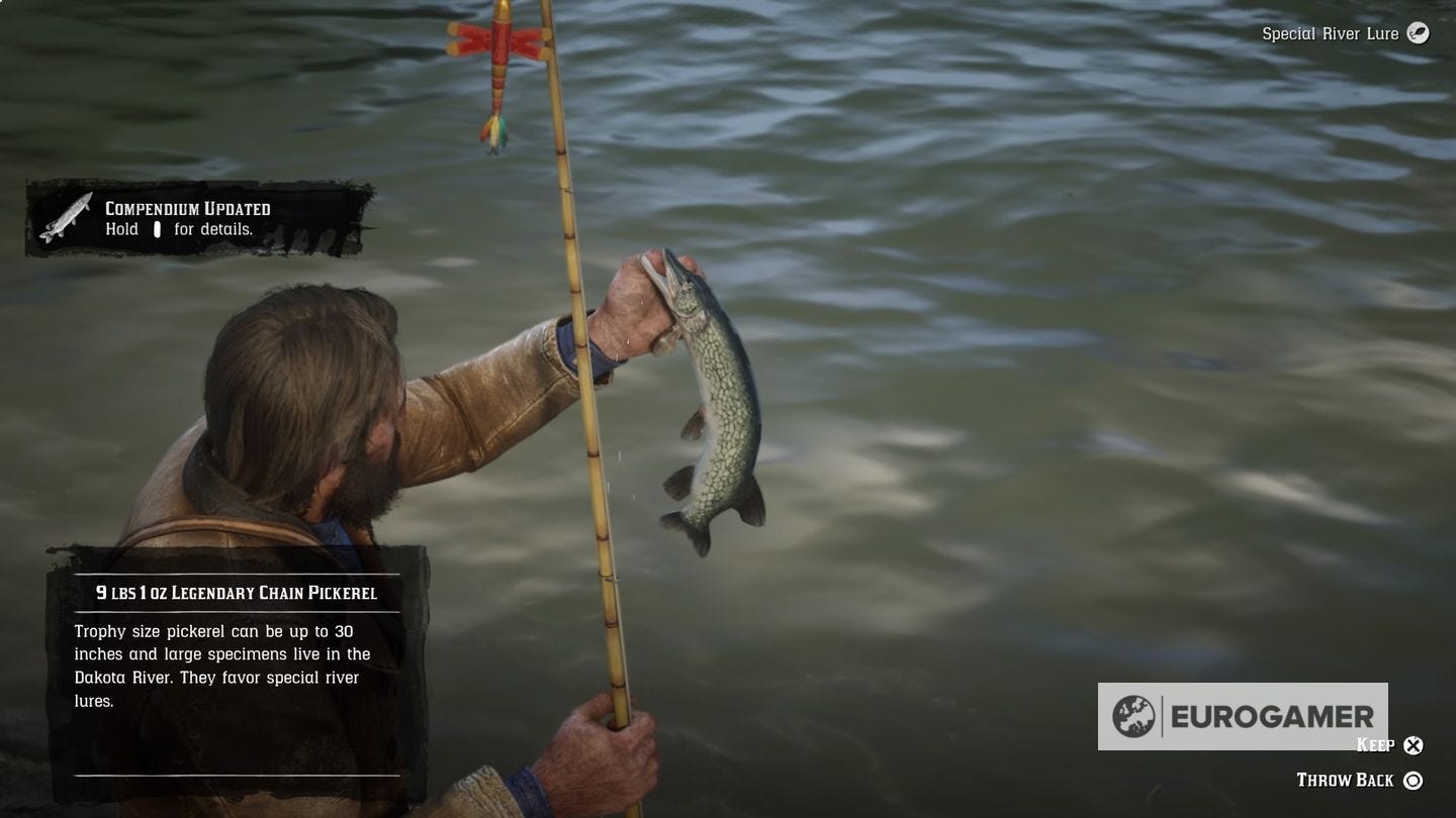 Red Dead Redemption 2 Legendarne Ryby Red Dead Redemption 2 - legendarne ryby, specjalne przynęty | Eurogamer.pl